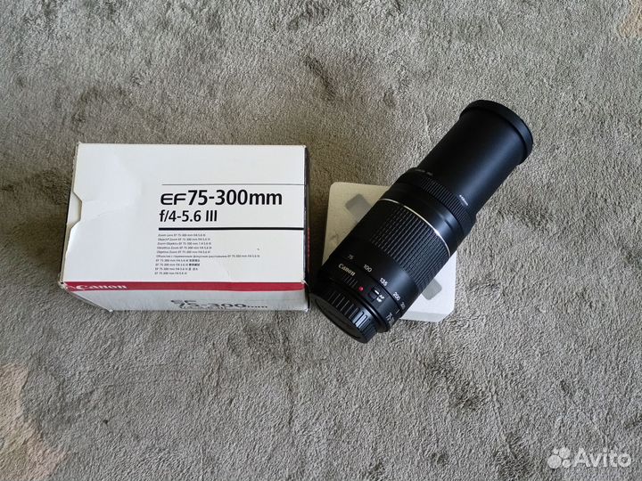 Объектив Сanon EF 75-300