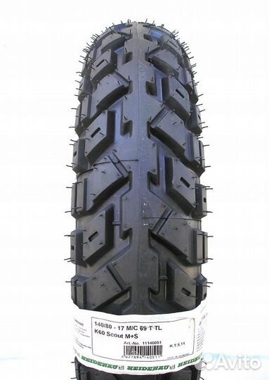 Покрышка эндуро 140 80 17 Heidenau K60 Scout