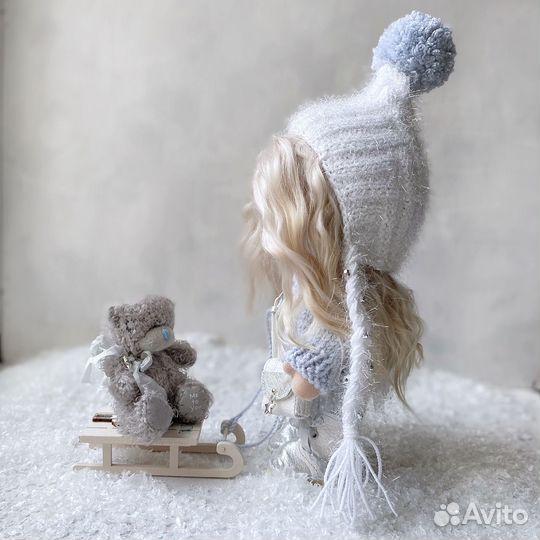 Текстильная интерьерная кукла 20 см