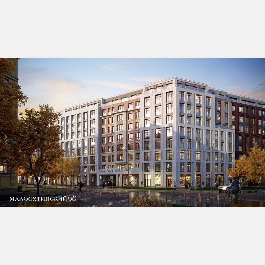 2-к. квартира, 75,2 м², 4/9 эт.