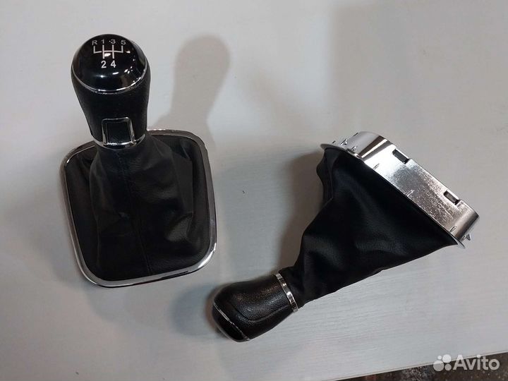 Ручка МКПП с чехлом Volkswagen Polo sedan