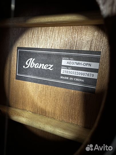 Электроакустическая гитара ibanez