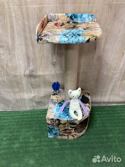 Когтеточка домик для кошки