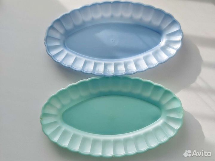 Блюдо сервировочное овальное Пластик