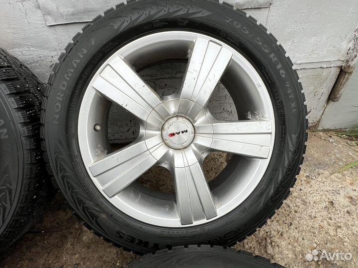 Колеса зима r16 5x114.3 dia 67.1 205/55