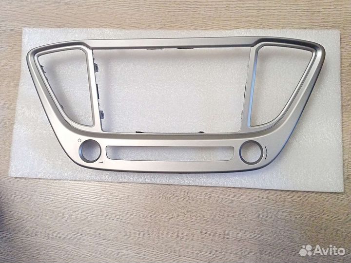 Рамка на магнитолу hyundai solaris 2
