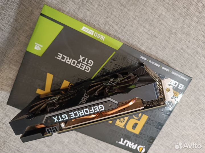 Видеокарта Palit gtx 1660 super (гарантия днс)