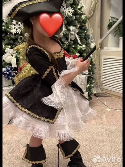 Костюм пиратки для девочки