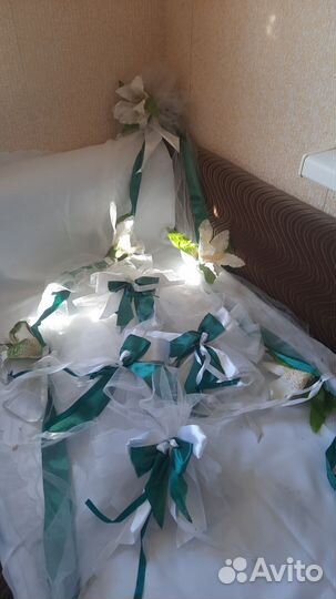 Свадебные украшения на машину продам