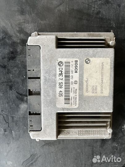 Блок управления двигателем bmw e65 n62