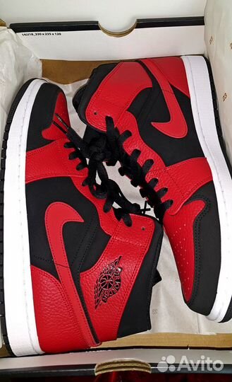 Кроссовки Jordan 1 Mid Reverse Bred