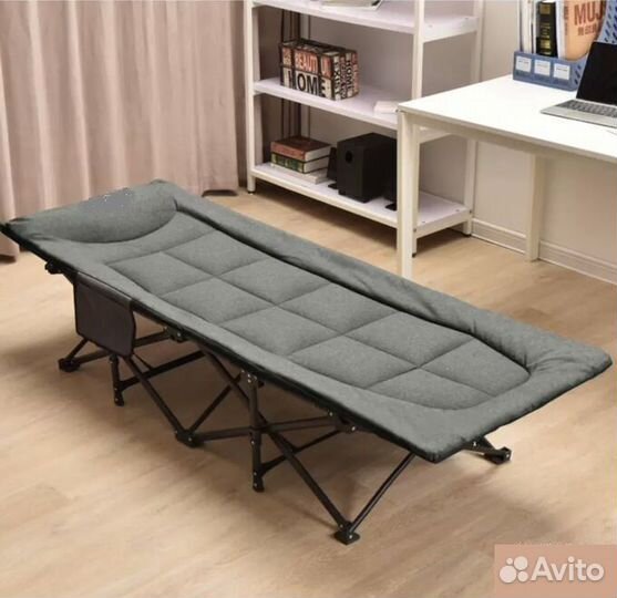 Раскладушка мягкая 190х70 см (до 200 кг) 2шт