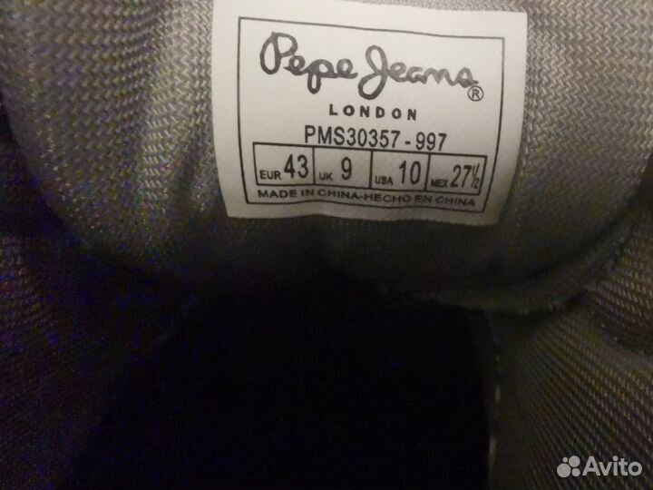 Кроссовки pepe jeans новые оригинал