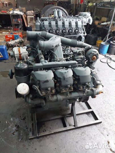 Двигатель ямз 7511 тутаевский охладитель V8 (08)