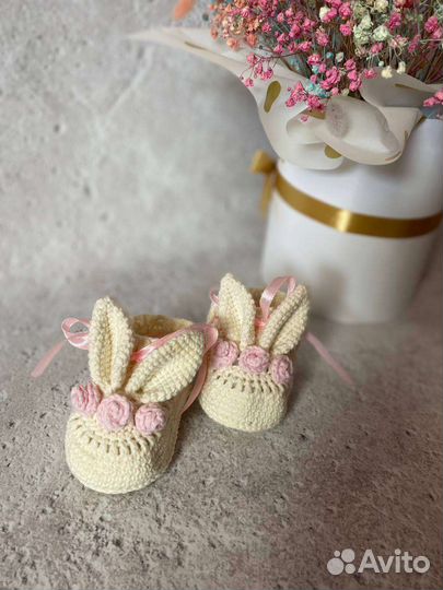 Пинетки-зайчики на заказ