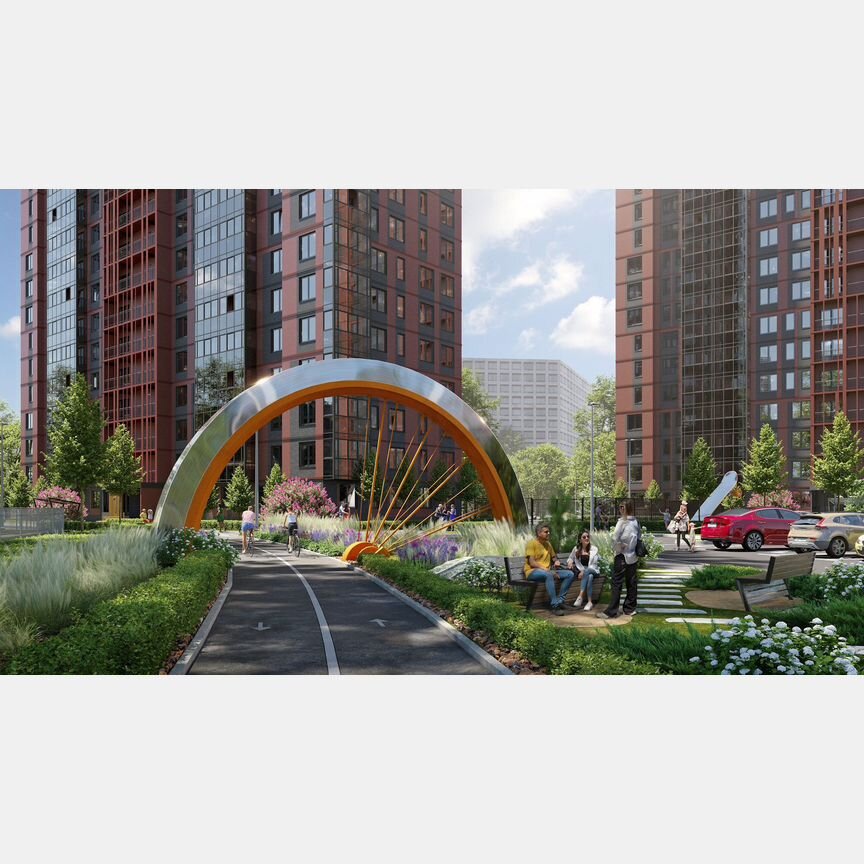2-к. квартира, 55,5 м², 21/23 эт.