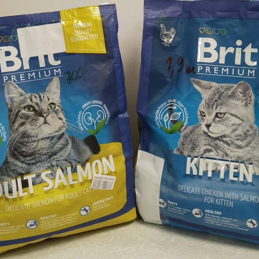 Корм сухой Brit Premium Cat для котов, котят