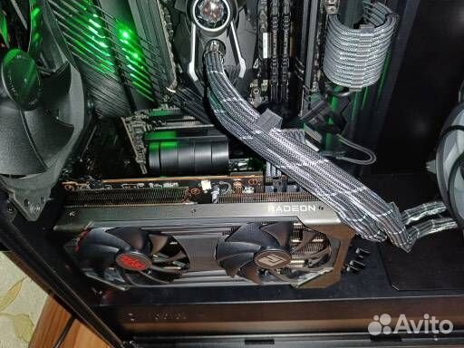 Удлинитель видеокарты гибкий pcie 4.0 x16 30 см