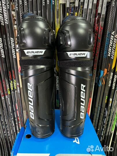 Щитки хоккейные bauer S21 X shin guard SR