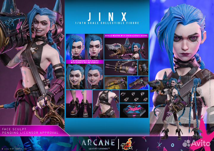 Hot Toys Jinx Аркейн Предзаказ