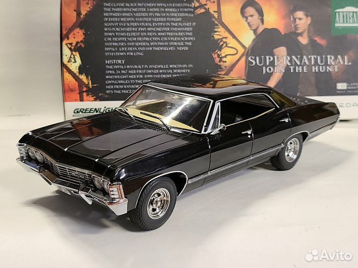 Chevrolet impala 1967 Supernatural 1/18 Greenlight