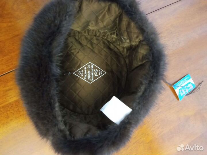 Мужская шапка ондатровая ротфронт