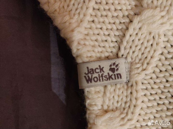 Jack Wolfskin шапка женская вязаная с ушками S