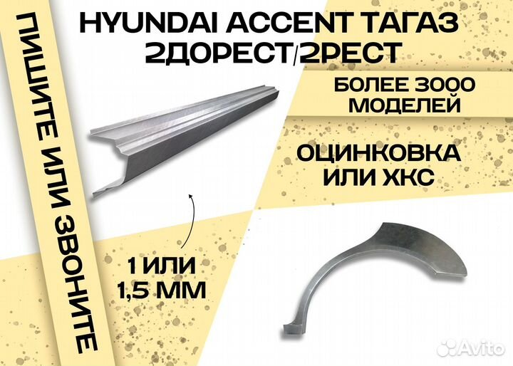 Ремонтная арка Citroen C4 1 2004-2014 хэтчбэк 5 дверей и другие