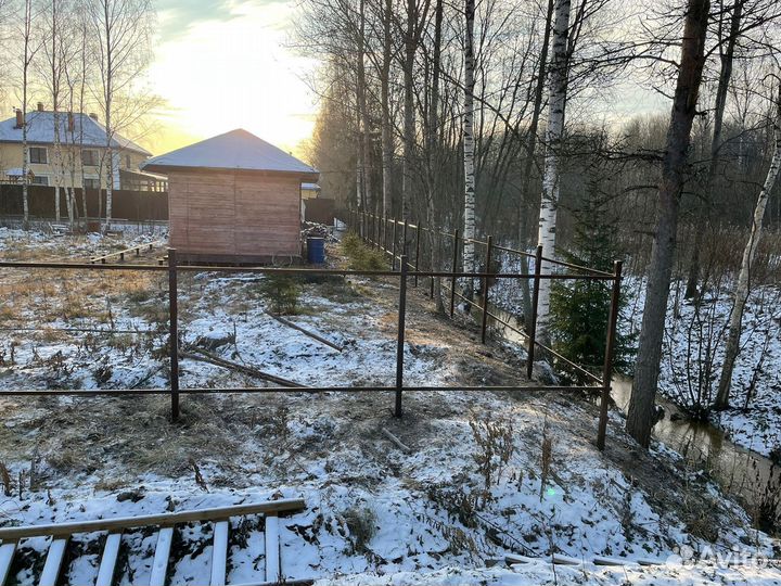 Столб 60х60 винтовой d57 для забора 1,5х2 м