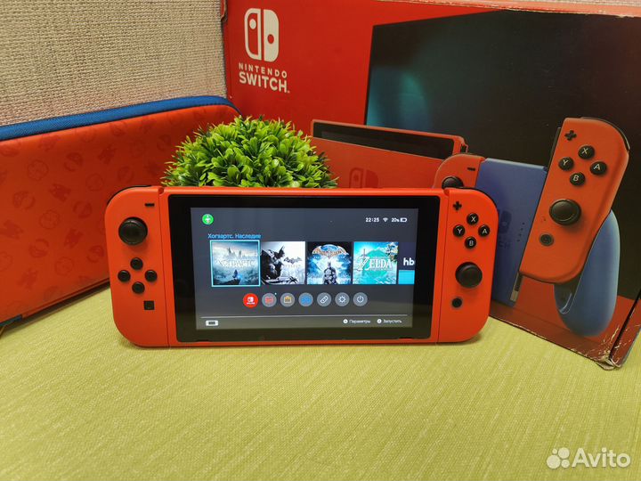 Прошитый Nintendo Switch rev.2 (чип PicoFly) 160gb