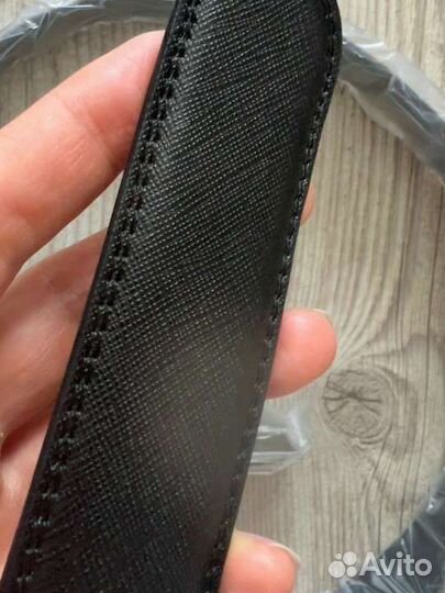 Мужской кожаный ремень новый