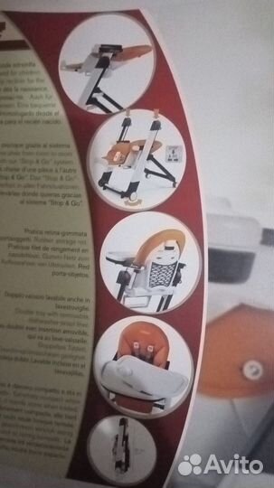 Стульчик для кормления peg perego siesta