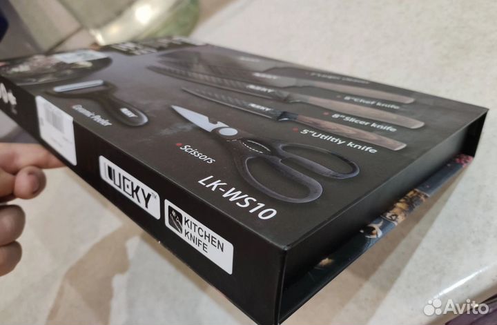 Подарочный набор из 6 кухонных ножей