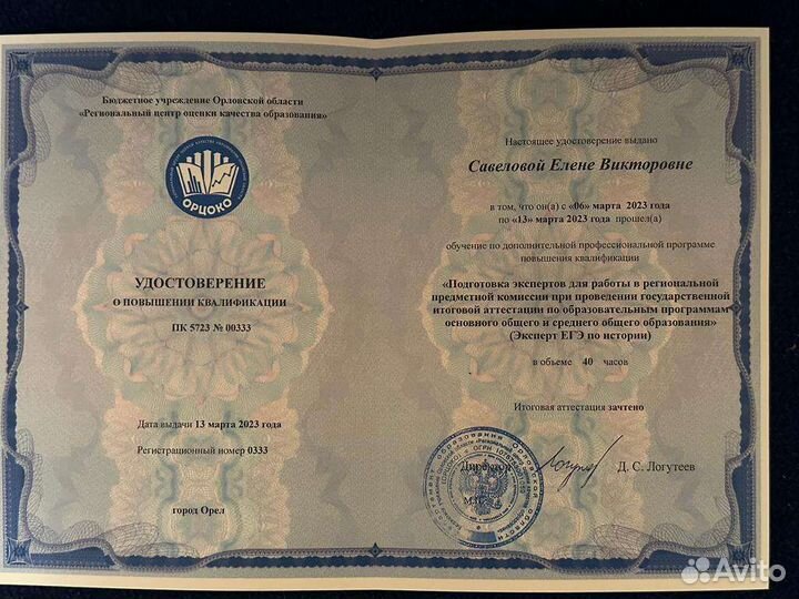 Репетитор- эксперт по истории и обществознанию