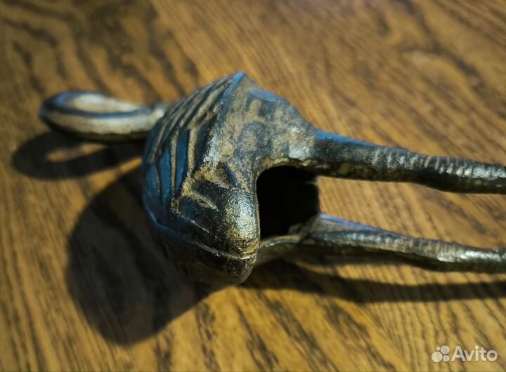 Цапля чугунная литая 23 см, Финляндия