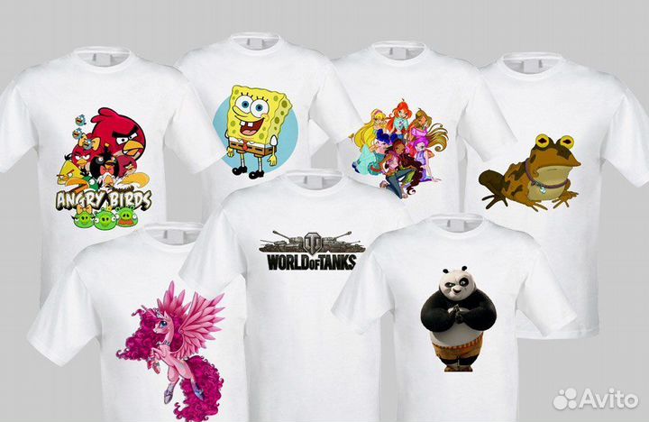 Печать на кружках, футболках, кепках