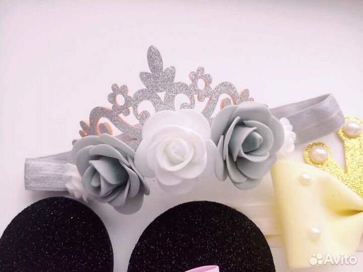Повязка на голову с короной
