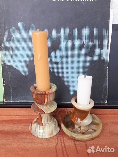 Подсвечник из оникса