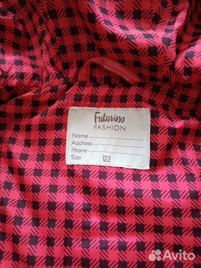 Плащ на девочку 122