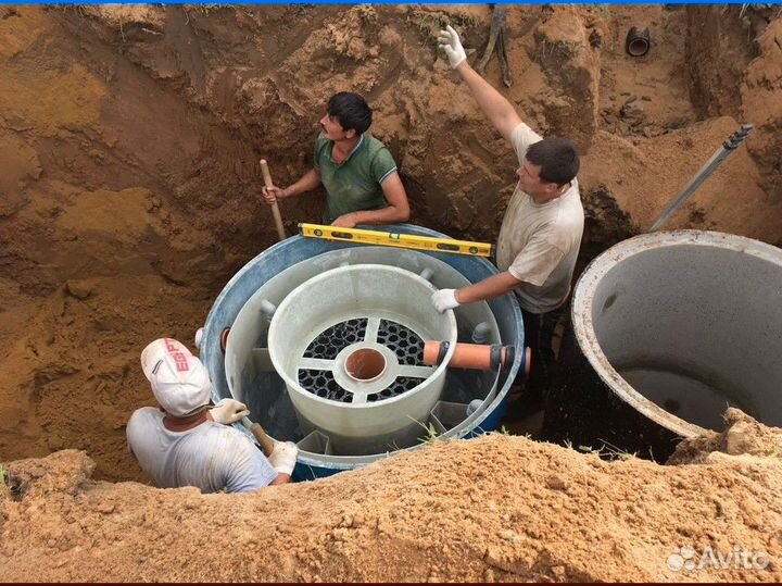 Готовый к установке септик