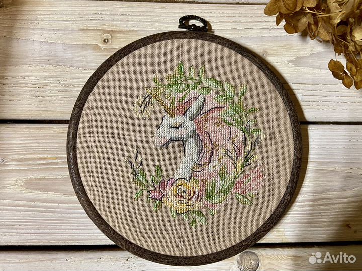 Вышивка крестом Единорог