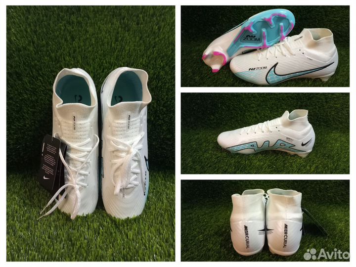 Футбольные бутсы nike air zoom