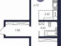 2-к. квартира, 56,7 м², 9/9 эт.