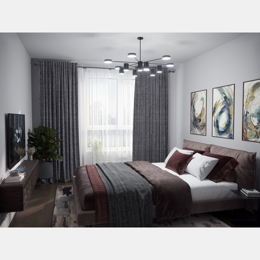 2-к. квартира, 55,7 м², 7/12 эт.