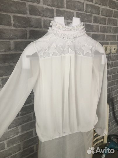 Блузка для девочки нарядная 42-44