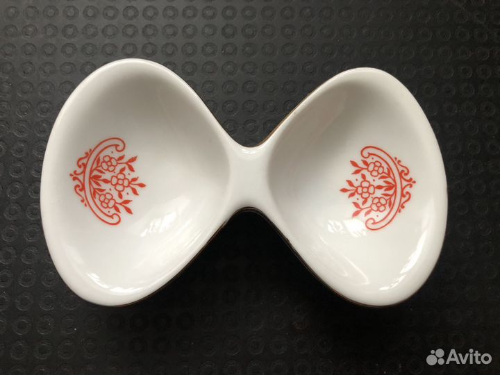 Солонка-соусник Bohemia Чехословакия б/у