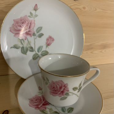 Чайное трио Noritake China Rose r113