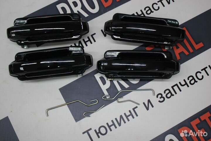 Евро-ручки на ваз 2104, 2105, 2107 Черный Глянец