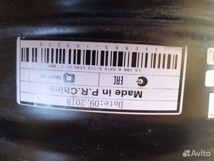 Литые диски r15 5x112 бу