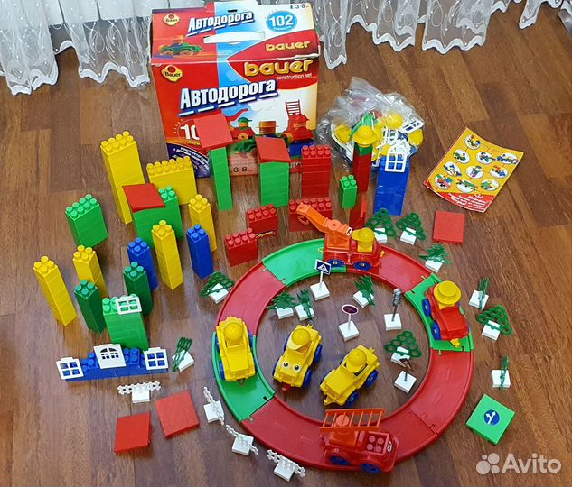 Конструктор bauer автодорога железная дорога